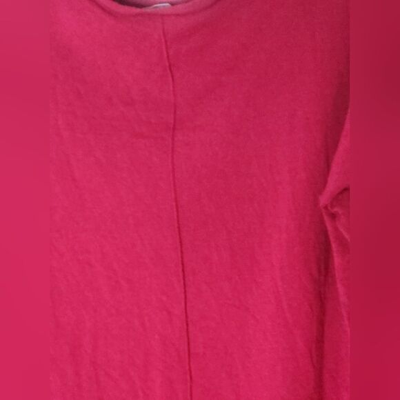 J.Jill M Scarlet Red 100% MERINO WOOL Knit Longsleeve Women's Sweater - Picture 8 of 8